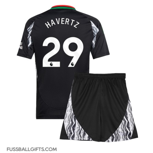 Arsenal Kai Havertz #29 Fußballbekleidung Auswärtstrikot Kinder 2024-25 Kurzarm (+ kurze hosen)